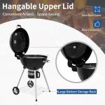 Portable 22.5-Inch Heavy Duty Charcoal Grill