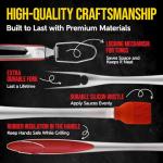 Durable 4-Piece BBQ Grilling Tools Set