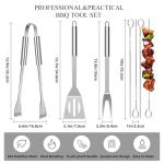 7-Piece Stainless Steel BBQ Utensils Set