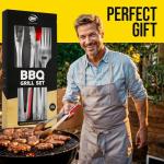 Durable 4-Piece BBQ Grilling Tools Set