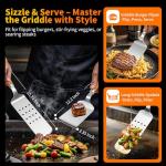 Stainless Steel BBQ Tool Set for Blackstone Grills