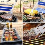 7-Piece Stainless Steel BBQ Utensils Set