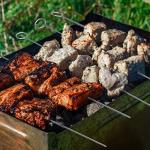 BBQ Grill Tool Set with 7 Stainless Steel Utensils