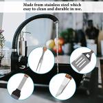 Wooden BBQ Accessories Set of 4 Grilling Tools