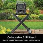 Ninja Woodfire Outdoor Grill & Smoker, 6-in-1 Functionality, Grill, Smoke, Bake, Roast, Air Fry, Broil, Authentic Woodfire Flavors, Electric Heat, OG321