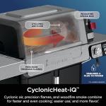 Ninja FlexFlame, Grill and Smoker, Electric and Propane Grill, Roaster, BBQ Grill, 5-in-1 Cooking System, 3 Burner, Digital Control, Outdoor Cooking, Griddle, Pizza Maker, Stainless Steel, PG301