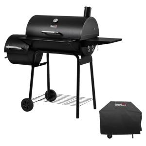 Royal Gourmet Charcoal Grill Offset Smoker with Cover