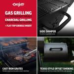 Char-Griller Flex Fuel Gas and Charcoal Grill