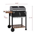 Royal Gourmet 24-Inch Charcoal Grill and Smoker