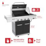 Nexgrill 4-Burner Propane and Charcoal Grill