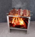 Stainless Steel Grill Grate with 0.4" Edge