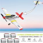 5-Pack 400mAh 3.7V Lithium Drone Batteries