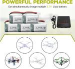 400mAh Lithium Battery 5-Pack for Drones