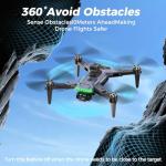 4K Camera Drone with GPS, 60 Min Flight