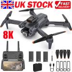 8K HD Foldable Dual Camera RC Quadcopter