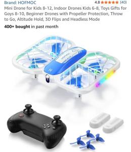 Mini Drone for Kids Ages 6-12, Fun Gift