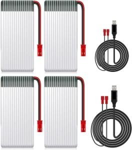 ThaRigwig 4-Pack Replacement Rechargeable Drone Batteries
