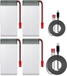 ThaRigwig 4-Pack Replacement Rechargeable Drone Batteries