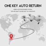 4K HD Dual Camera Foldable FPV Drone with 3 Batteries