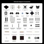 2-Inch Carbon Fiber FPV Drone Frame Kit