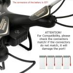 ThaRigwig 4-Pack Replacement Rechargeable Drone Batteries