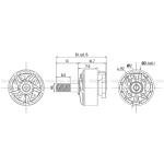 RC Brushless 1507 Motor 2700kV for Quad Drones