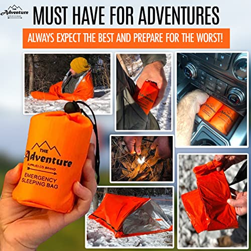 Emergency Tent and Sleeping Bag Combo Pack