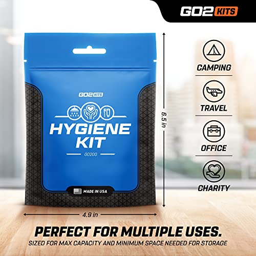 Go2Kits Travel Hygiene Toiletry Kits for Everyone