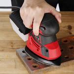 POPULO 130W Electric Mouse Sander with Sandpapers