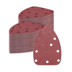 DEKOPRO 50-Piece Sandpaper Discs Set for Detail Sander