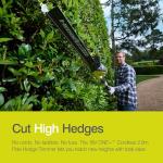 Ryobi 18V Cordless Pole Hedge Trimmer, 45cm