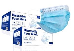 VIROSA 3 Layer Face Masks - Pack of 100