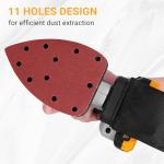 DEKOPRO 50-Piece Sandpaper Discs Set for Detail Sander