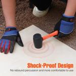 8oz Rubber Mallet Hammer with Fiberglass Handle