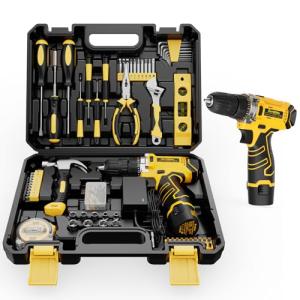 Sundpey 166-Piece Home Tool Kit with Drill