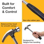 Amtech 8oz Straight Claw Framing Hammer