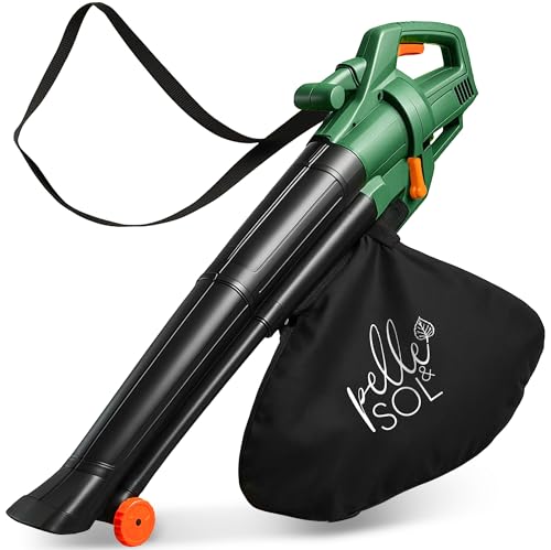 3300W Corded 3-in-1 Leaf Blower Vacuum