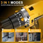 SundpeyPRO 21V Cordless Hammer Drill Set