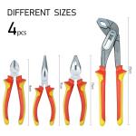4-Piece Plier Set for DIY Repairs