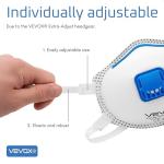 VEVOX® FFP3 Valved Dust Mask Set of 5