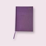 A4 Premium Weekly Planner with Ribbon Marker - Purple