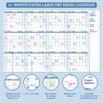 Extra Large Undated Wall Calendar - Dry Erase Planner
