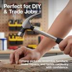 Amtech 8oz Straight Claw Framing Hammer