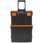 VonHaus Rolling Tool Box with Stackable Storage