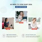 1ABOVE A5 Weekly Planner – Compact Hardback Diary