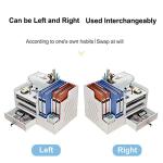 White Desktop File Tray Organizer for Home Office