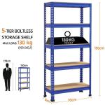 Heavy Duty 5-Tier Garage Storage Shelves