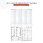 1ABOVE A5 Weekly Planner – Compact Hardback Diary