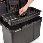 VonHaus Rolling Tool Box with Stackable Storage
