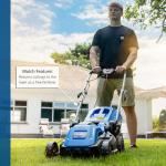 Hyundai 15" Electric Lawnmower with Mulching Feature